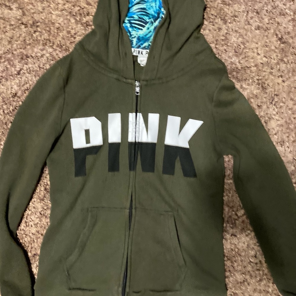 PINK Zip Up Hoodie